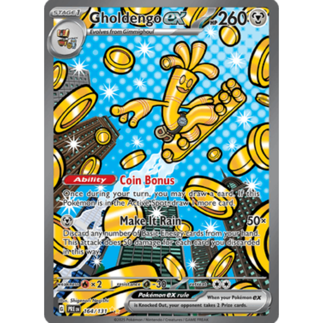 Gholdengo ex 164 - Holofoil SV Prismatic Evolutions - Special Illustration Rare