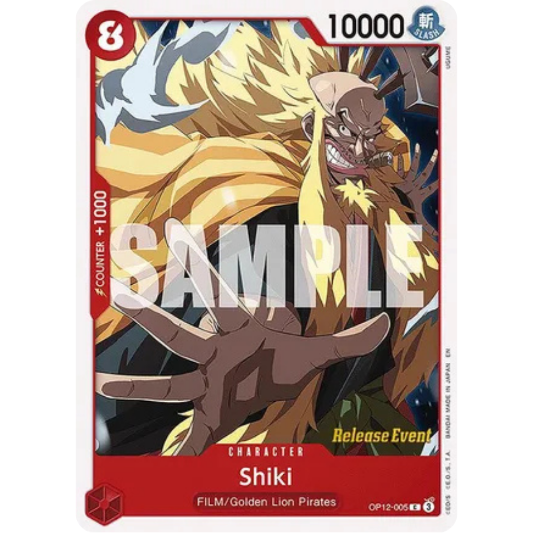 Shiki (OP12-005) - Legacy of the Master Release Event Cards