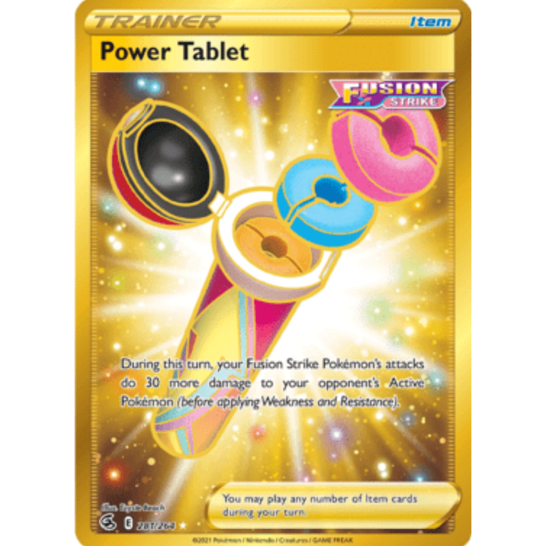 Power Tablet (Secret) 281 - Holofoil SWSH08 Fusion Strike - Secret Rare