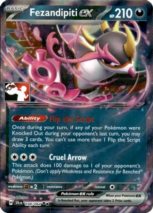 Fezandipiti ex 038/064 - Holofoil Prize Pack Series Cards - Double Rare