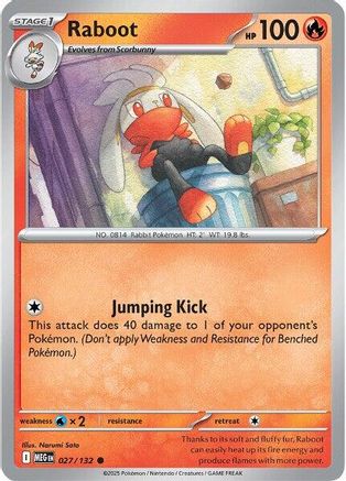 Raboot 027 ME01 Mega Evolution - Common