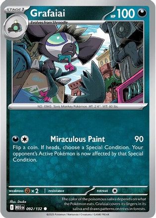 Grafaiai 092 ME01 Mega Evolution - Common