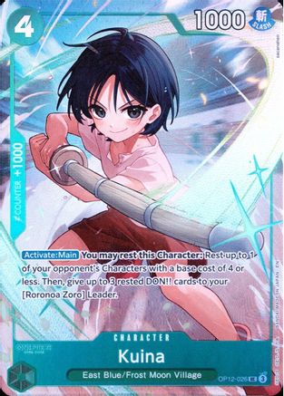 Kuina (OP12-026) - One Piece Promotion Cards Foil
