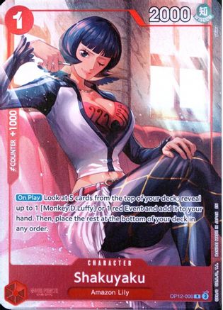 Shakuyaku (OP12-006) - One Piece Promotion Cards Foil