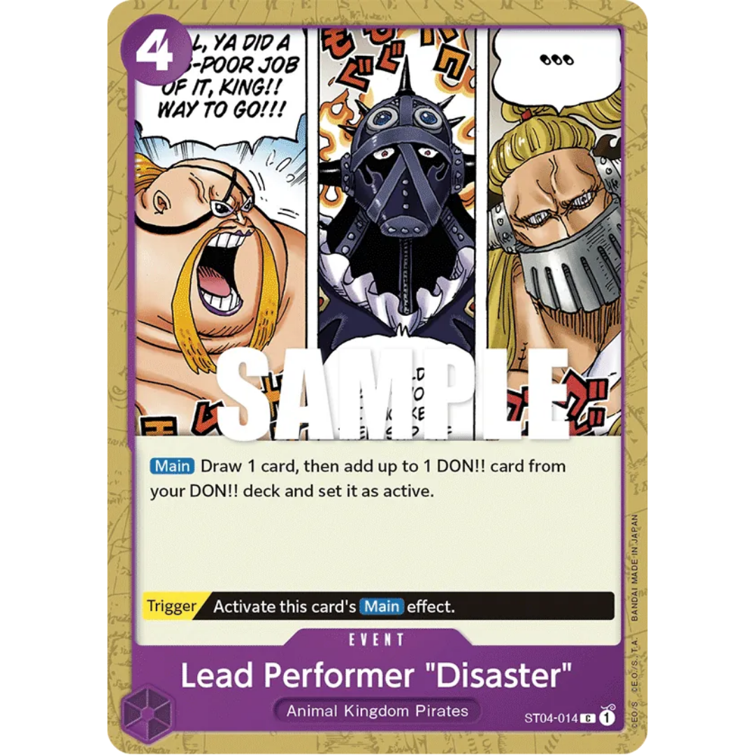 Lead Performer "Disaster" (ST04-014) - Starter Deck 4: Animal Kingdom Pirates