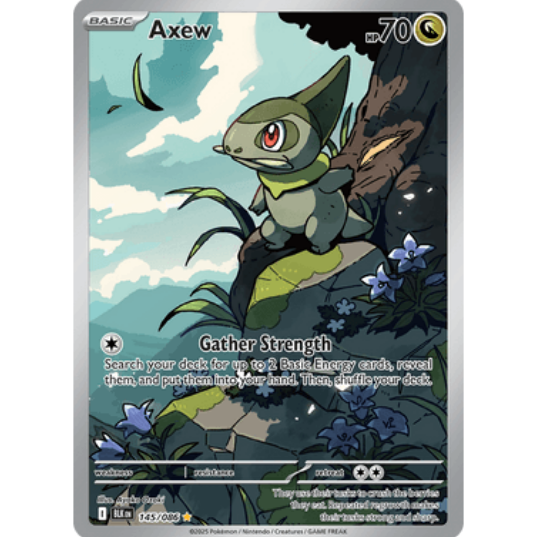 Axew 145/086 - Holofoil SV Black Bolt - Illustration Rare