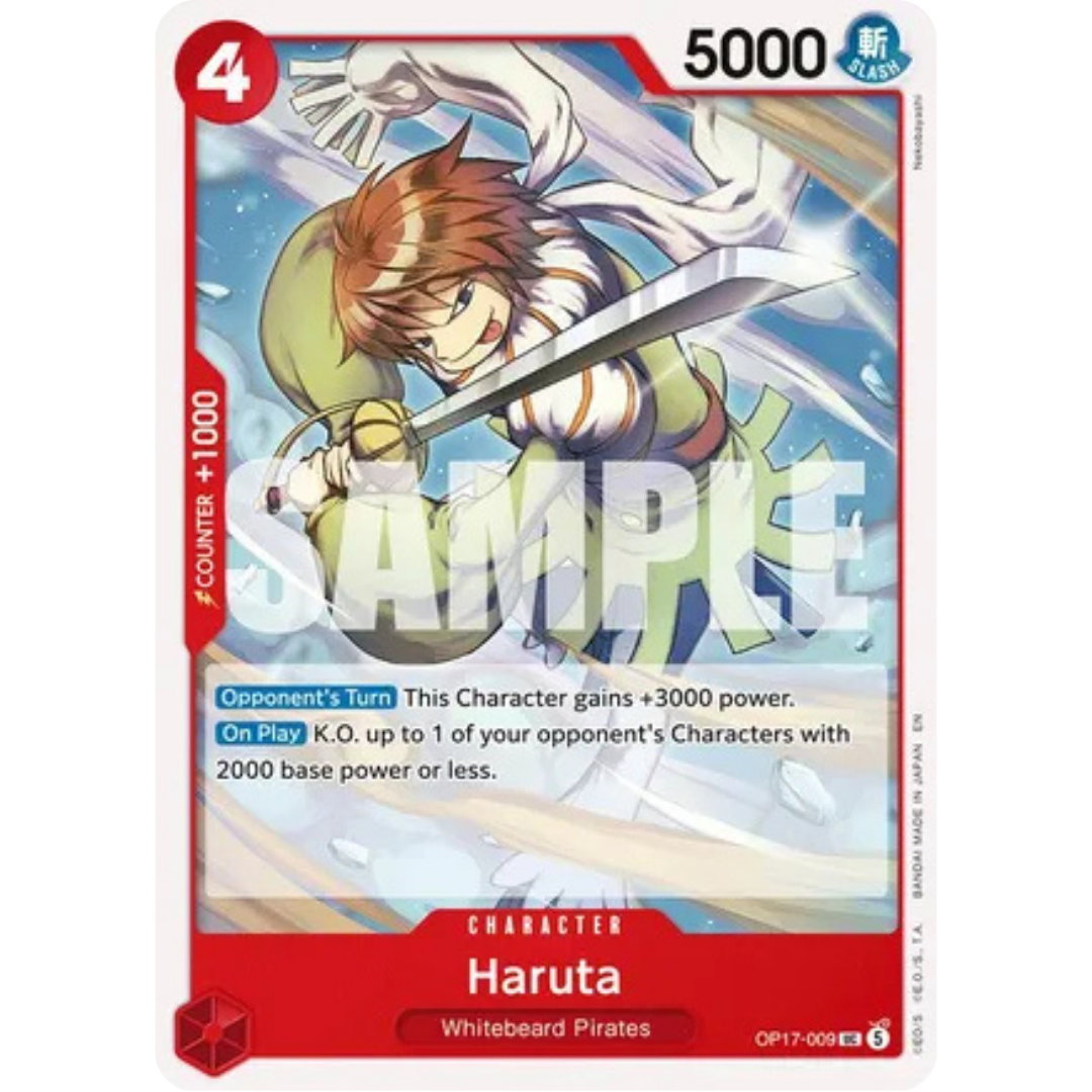Haruta (OP17-009) - The World's Strongest Warriors