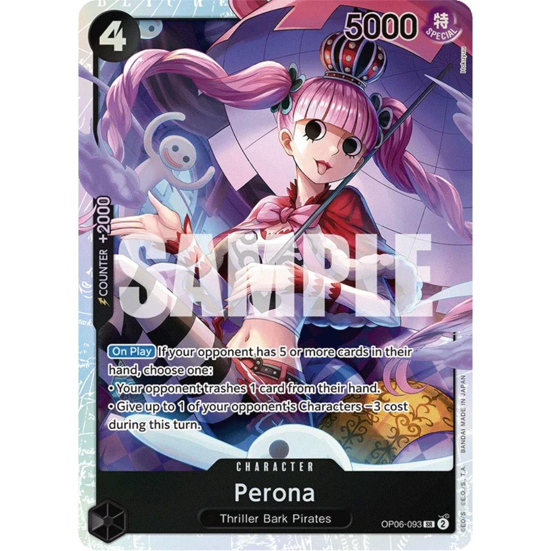 Perona (093) (OP06-093) - Wings of the Captain Foil