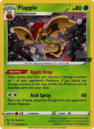 Flapple 022/192 - Holofoil Miscellaneous Cards & Products - Promo