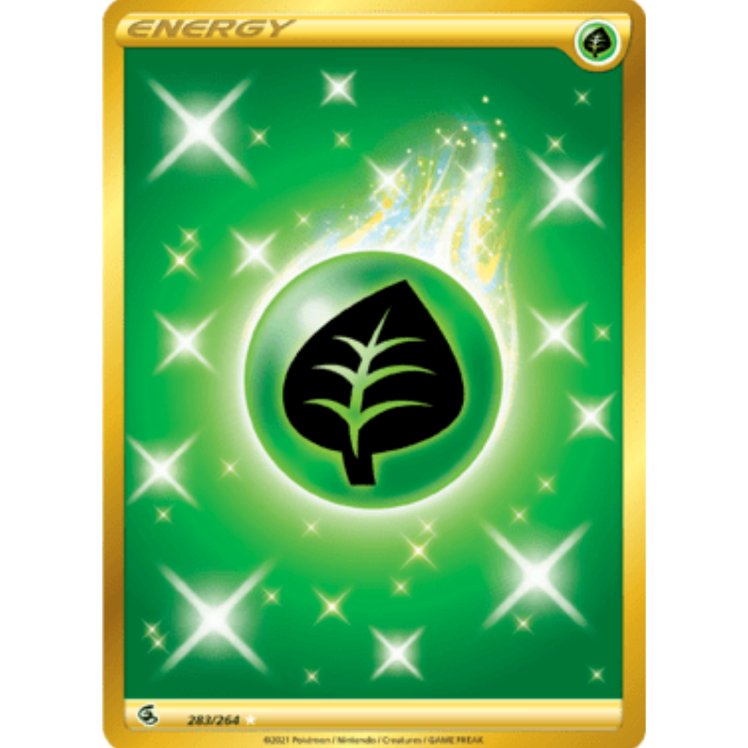 Grass Energy (Secret) 283 - Holofoil SWSH08 Fusion Strike - Secret Rare