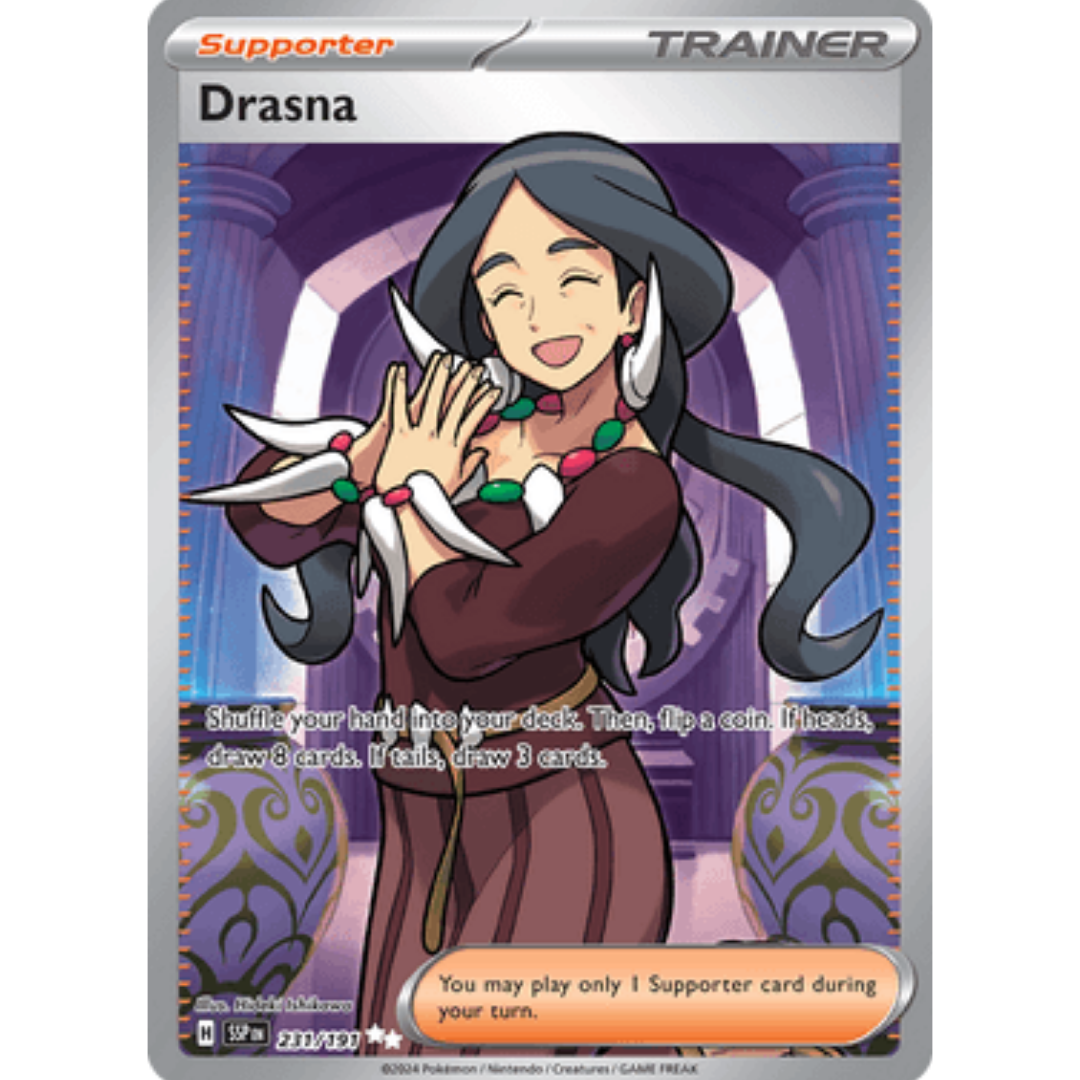 Drasna 231/191 - Holofoil SV08 Surging Sparks - Ultra Rare