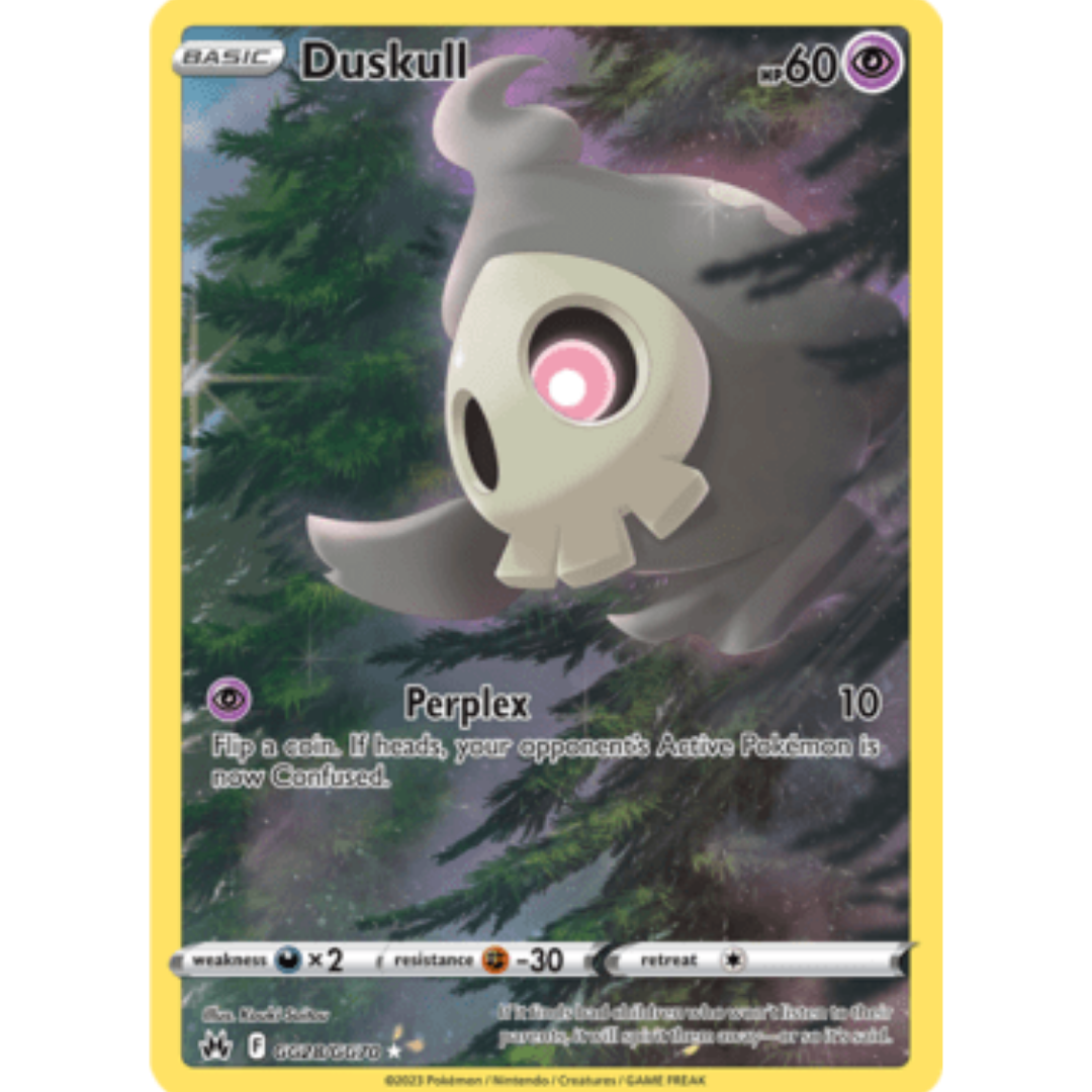 Duskull GG28 - Holofoil SWSH Crown Zenith Galarian Gallery - Ultra Rare