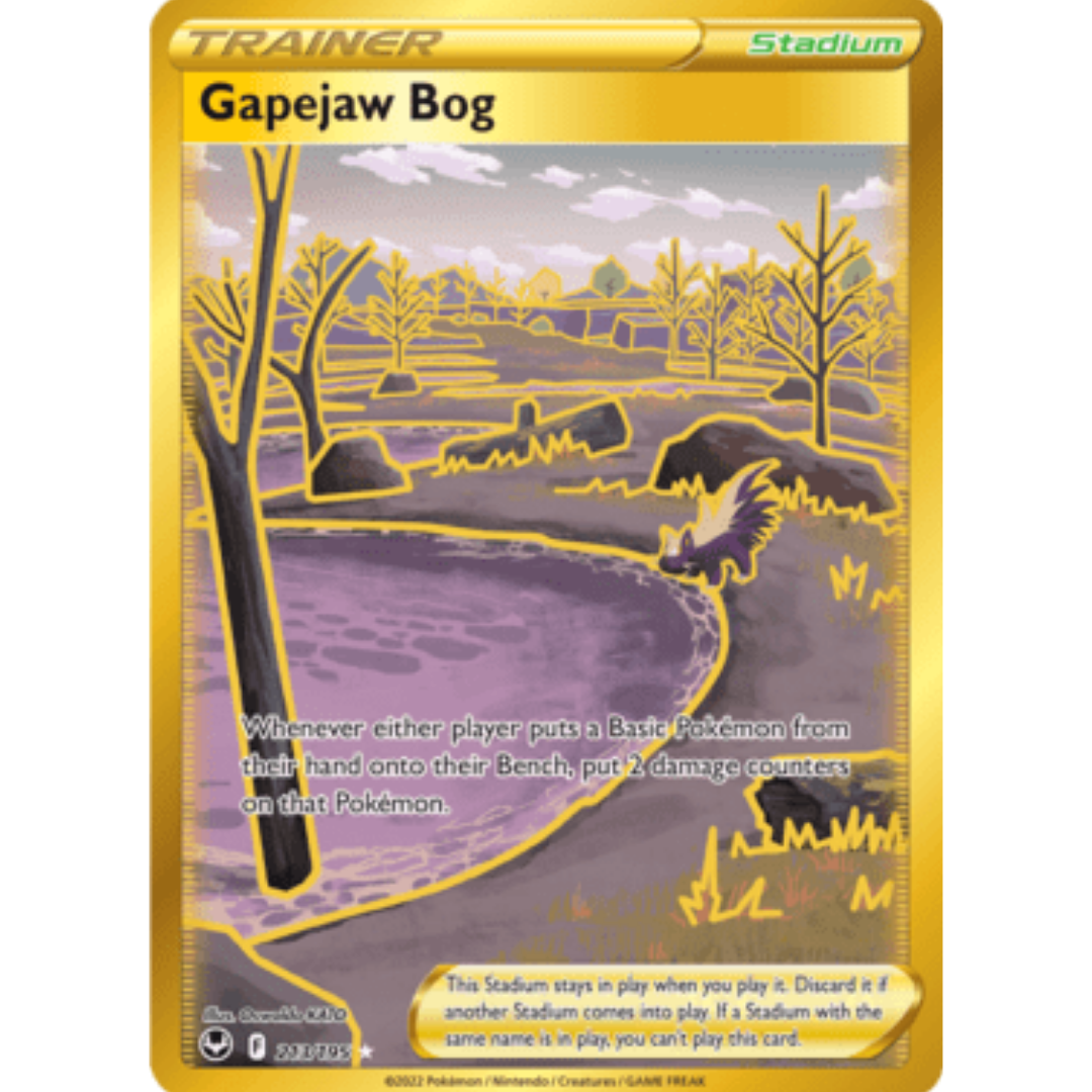 Gapejaw Bog 213 - Holofoil SWSH12 Silver Tempest - Secret Rare