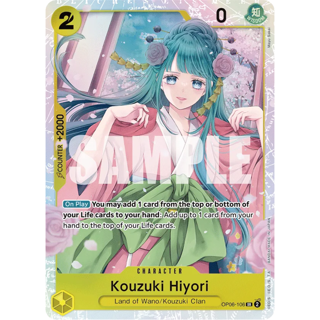 Kouzuki Hiyori (OP06-106) - Wings of the Captain Foil