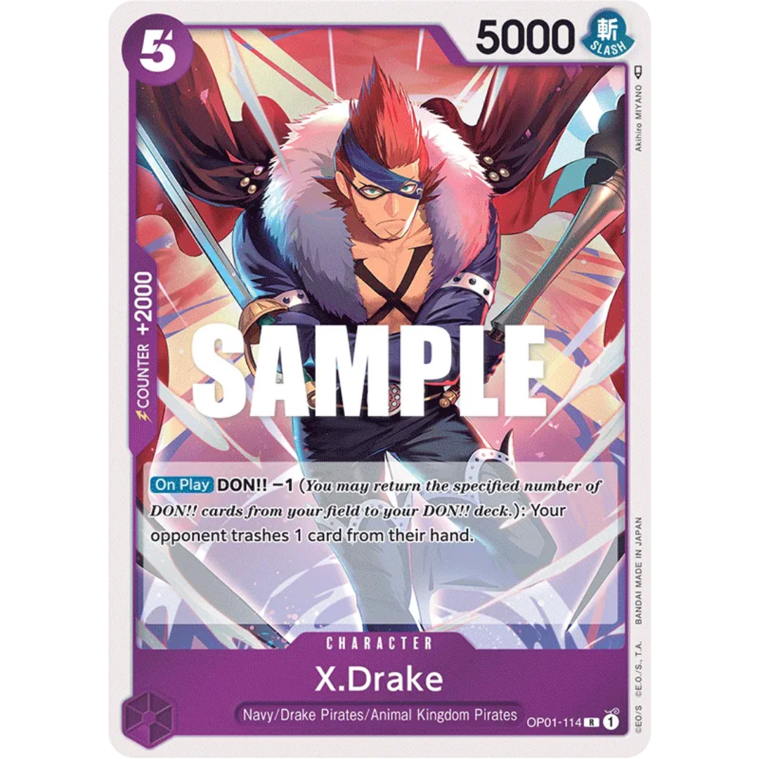 X.Drake (114) (OP01-114) - Romance Dawn Foil