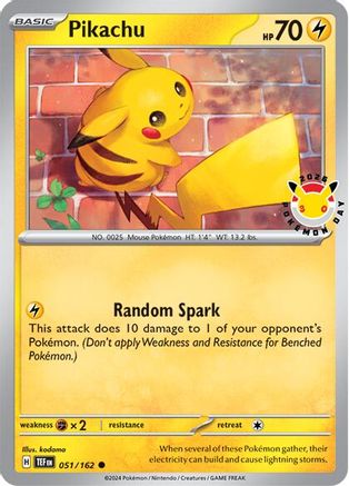 Pikachu (Pokemon Day 2026) 051 - Holofoil Miscellaneous Cards & Products - Common