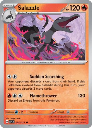 Salazzle 035/217 ME Ascended Heroes - Uncommon