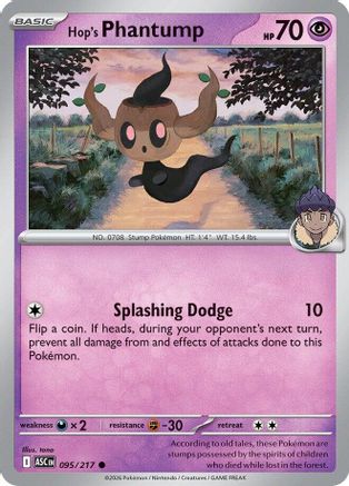 Hop's Phantump 095 ME Ascended Heroes - Common