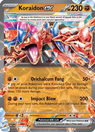 Koraidon ex 121 - Holofoil ME Ascended Heroes - Double Rare
