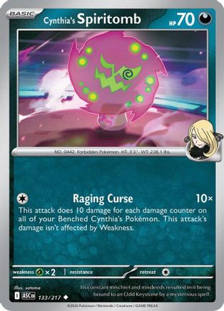 Cynthia's Spiritomb 133/217 ME Ascended Heroes - Uncommon
