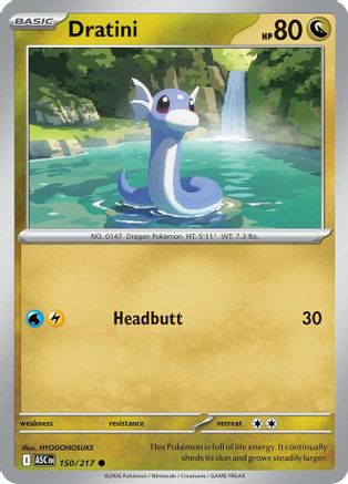 Dratini 150 - Reverse Holofoil ME Ascended Heroes - Common