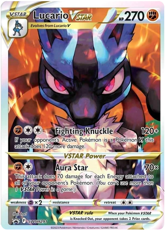 Lucario VSTAR SWSH291 - Holofoil SWSH Sword & Shield Promo Cards - Promo