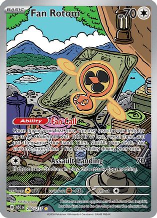 Fan Rotom 250/217 - Holofoil ME Ascended Heroes - Illustration Rare