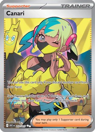Canari 257/217 - Holofoil ME Ascended Heroes - Ultra Rare