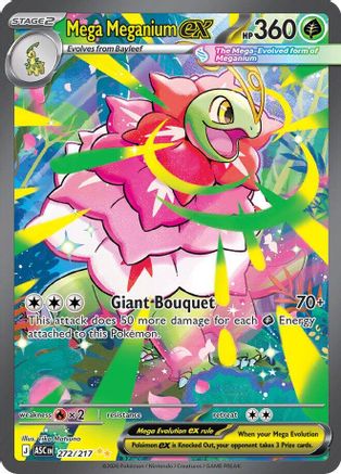 Mega Meganium ex 272/217 - Holofoil ME Ascended Heroes - Special Illustration Rare