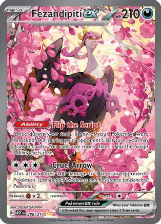 Fezandipiti ex 288/217 - Holofoil ME Ascended Heroes - Special Illustration Rare