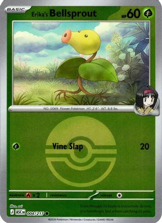 Erika's Bellsprout (Poke Ball) 004 - Reverse Holofoil ME Ascended Heroes - Common