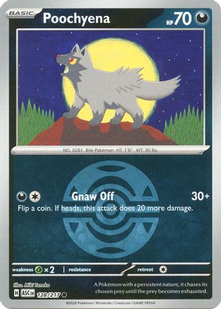 Poochyena (Dusk Ball) 128 - Reverse Holofoil ME Ascended Heroes - Common
