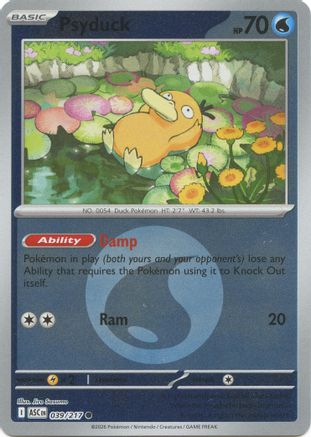 Psyduck 039/217 - Reverse Holofoil ME Ascended Heroes - Common