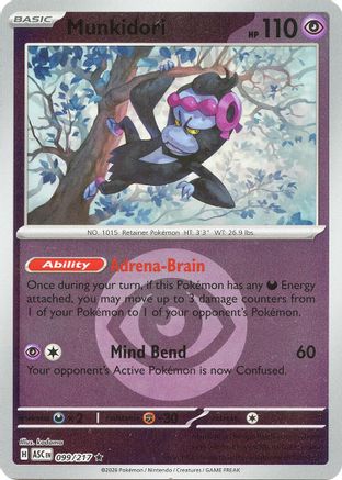 Munkidori (Energy Symbol Pattern) 099 - Reverse Holofoil ME Ascended Heroes - Rare