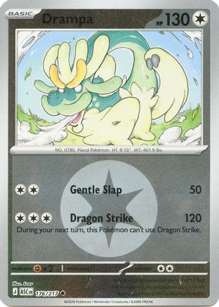 Drampa (Energy Symbol Pattern) 176 - Reverse Holofoil ME Ascended Heroes - Uncommon