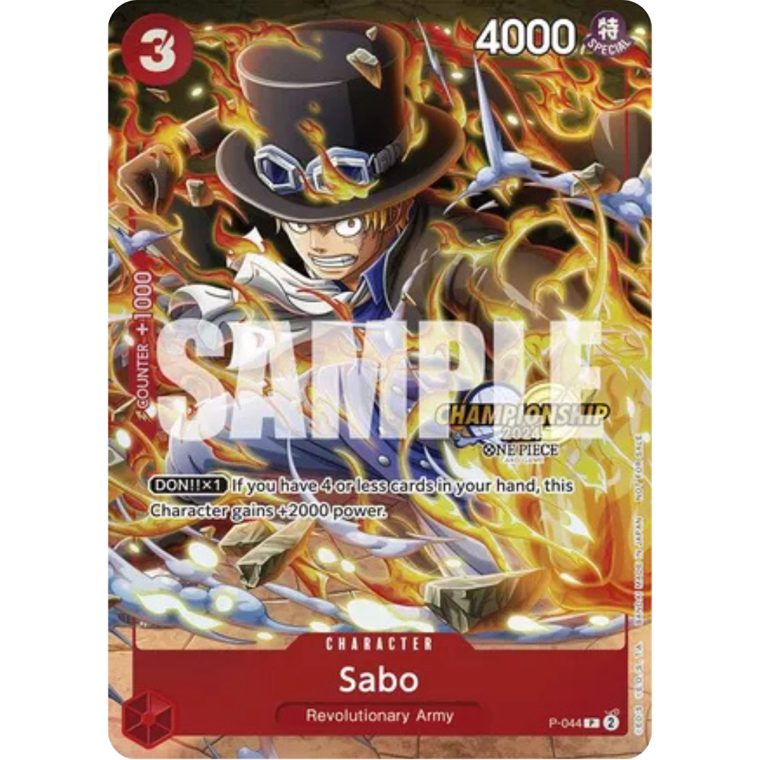 Sabo (CS 2024 Event Pack) (P-044) - One Piece Promotion Cards Foil