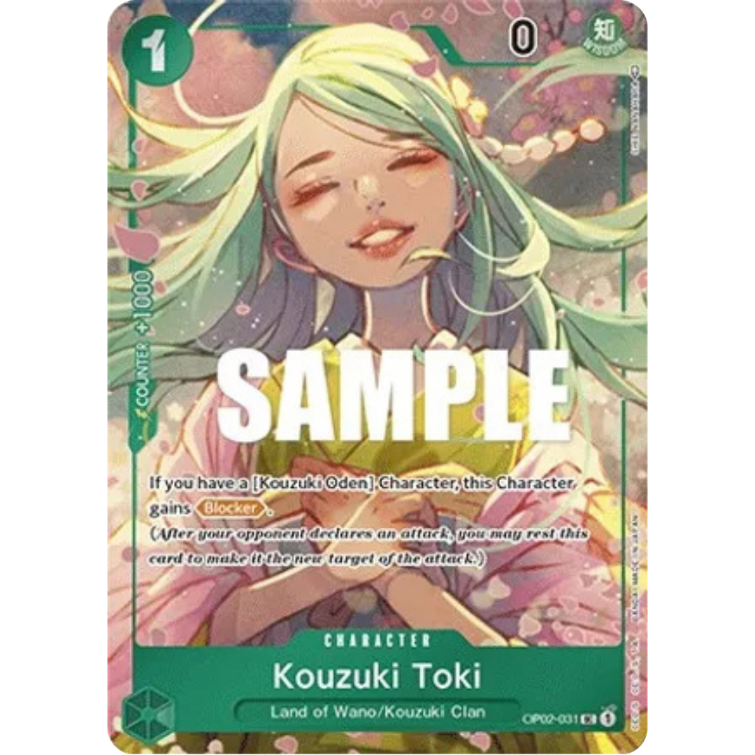 Kouzuki Toki (Box Topper) (OP02-031) - Paramount War Foil