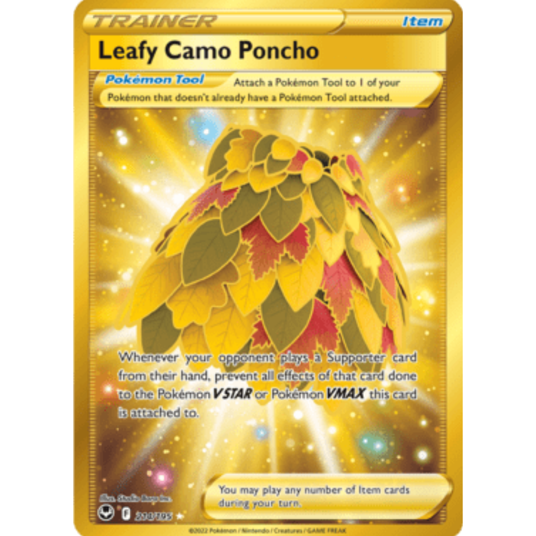 Leafy Camo Poncho (Secret) 214 - Holofoil SWSH12 Silver Tempest - Secret Rare