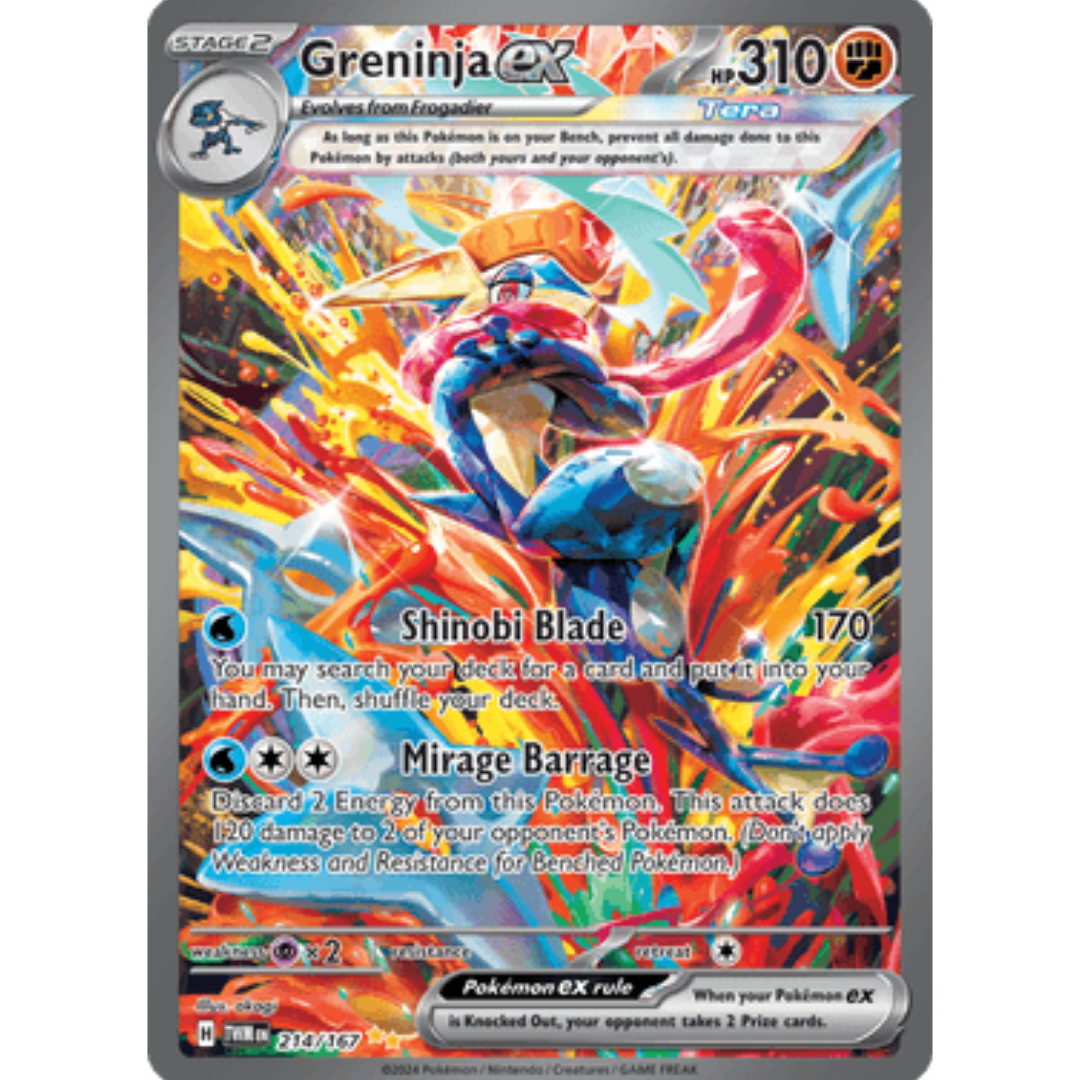 Greninja ex 214/167 - Holofoil SV06 Twilight Masquerade - Special Illustration Rare