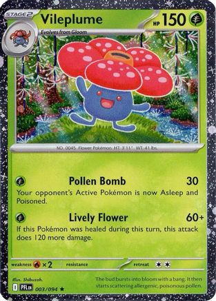 Vileplume (Cosmos Holo) 003 - Holofoil Miscellaneous Cards & Products - Rare