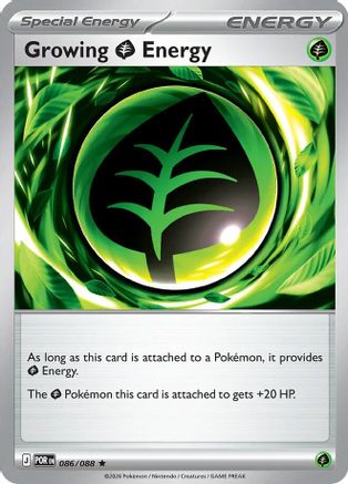 Growing Grass Energy 086/088 Deck Exclusives - Rare