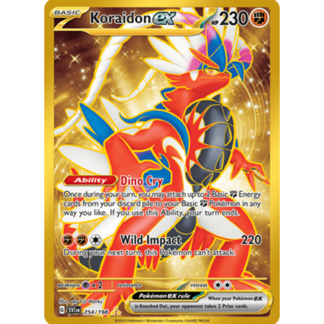 Koraidon ex 254/198 - Holofoil SV01 Scarlet & Violet Base Set - Hyper Rare