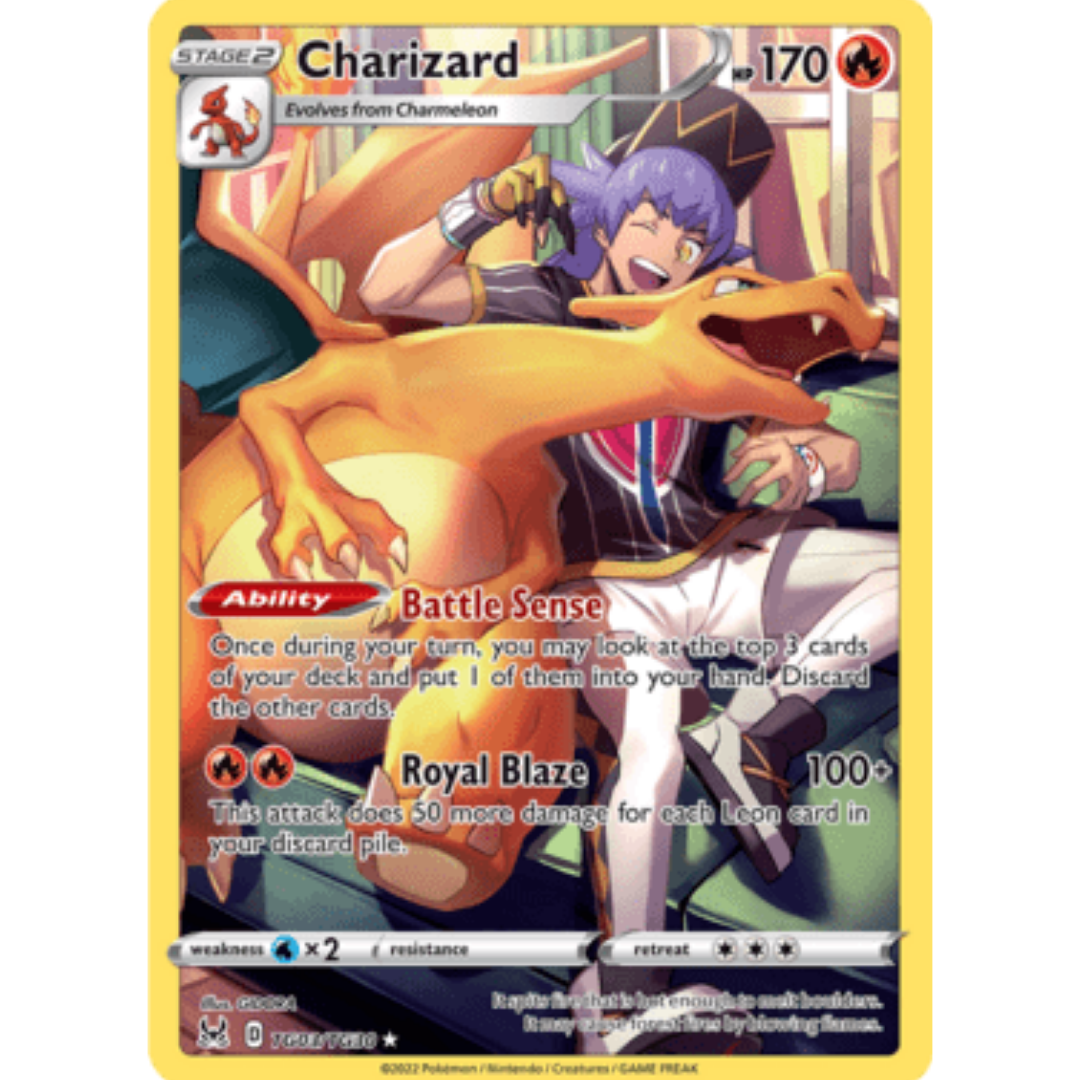 Charizard TG03 - Holofoil SWSH11 Lost Origin Trainer Gallery - Ultra Rare