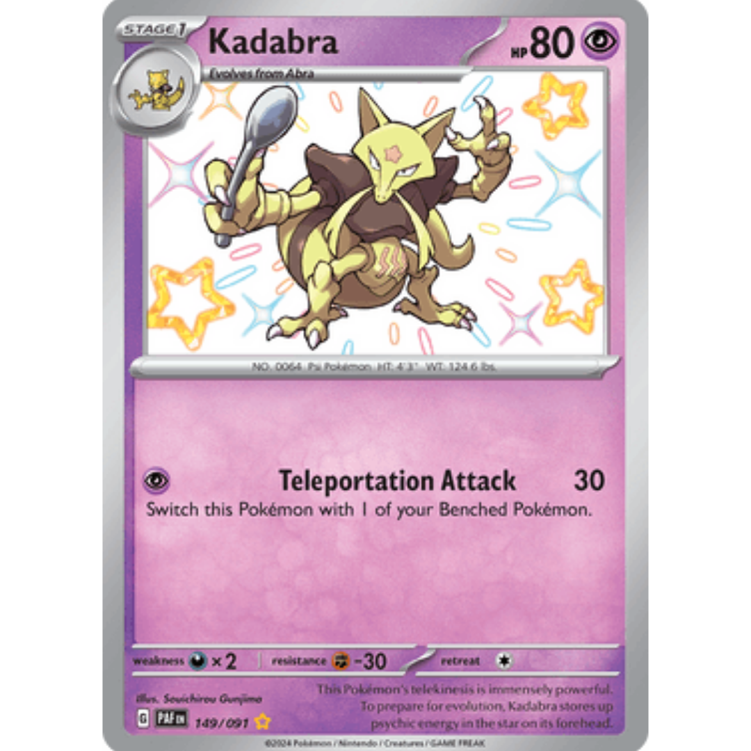 Kadabra 149 - Holofoil SV Paldean Fates - Shiny Rare