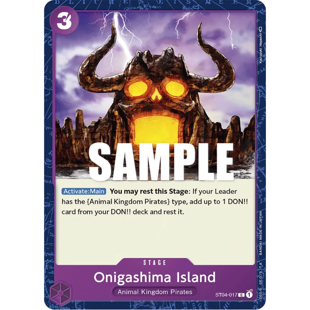 Onigashima Island (ST04-017) - Starter Deck 4: Animal Kingdom Pirates
