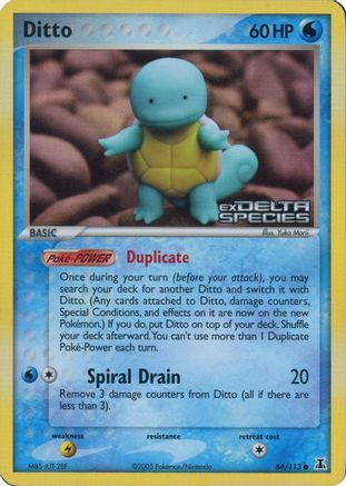 Ditto 064/113 - Reverse Holofoil Miscellaneous Cards & Products - Common