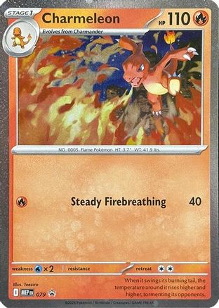 Charmeleon 079 - Holofoil ME Mega Evolution Promo - Promo