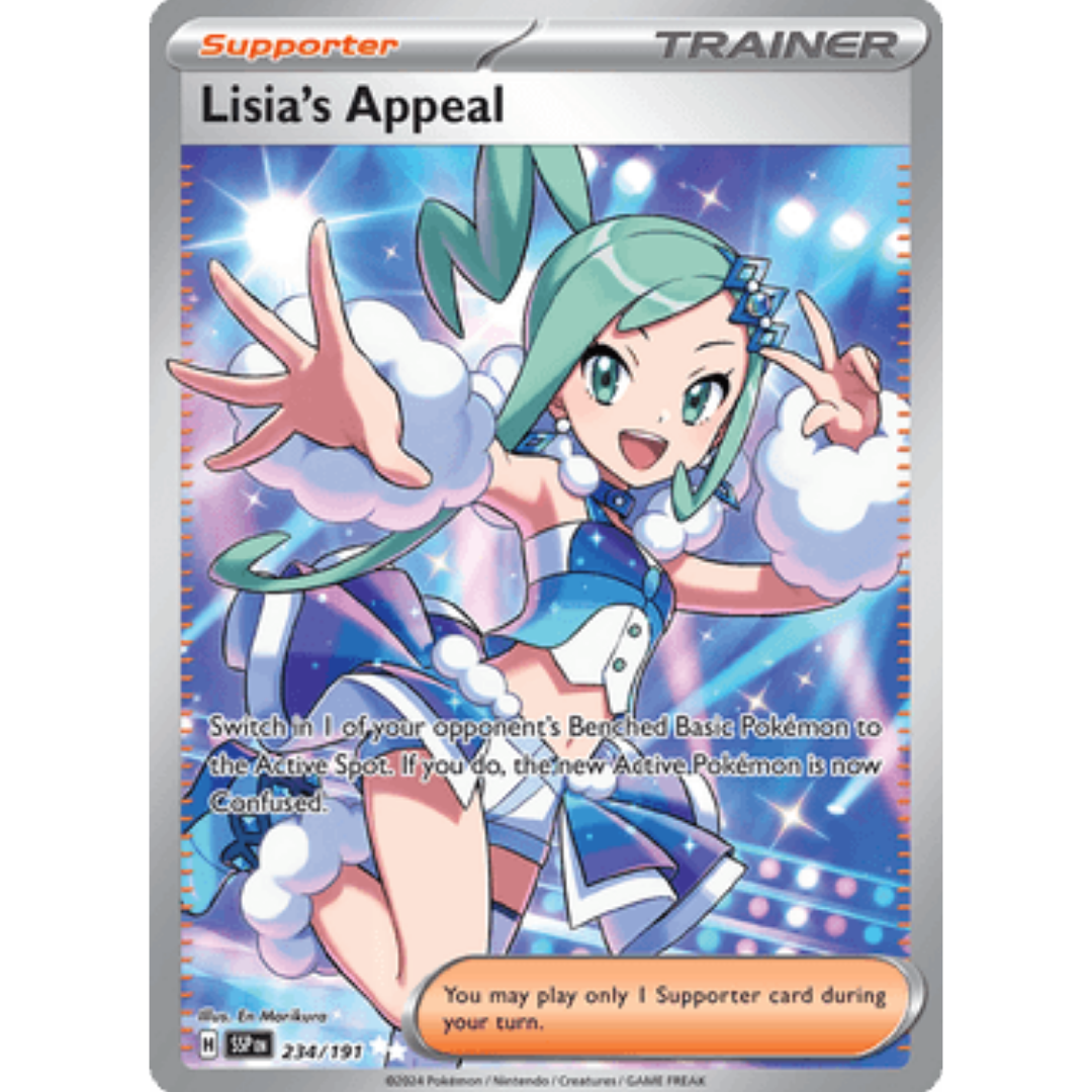 Lisia's Appeal 234/191 - Holofoil SV08 Surging Sparks - Ultra Rare