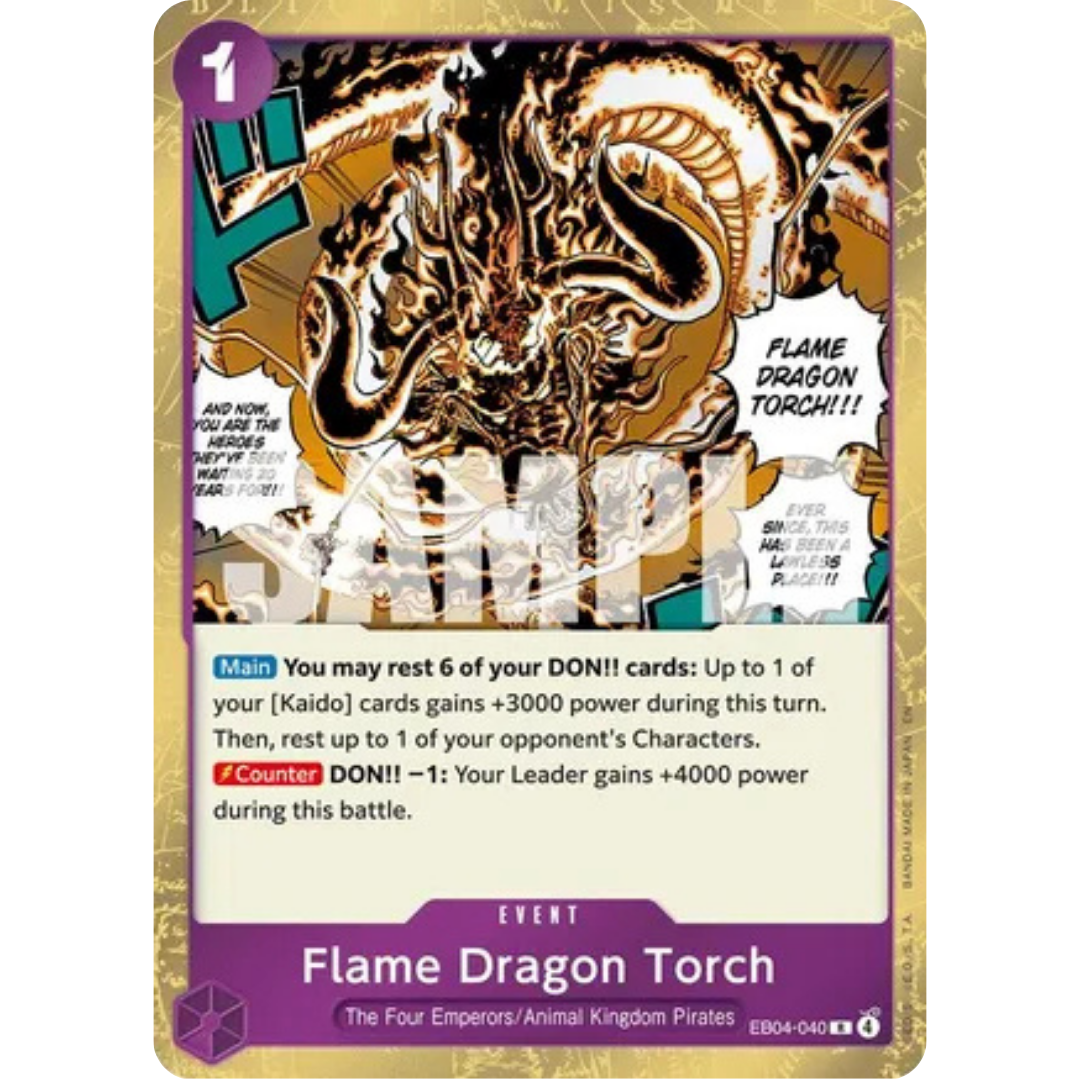 Flame Dragon Torch (EB04-040) - The Azure Sea's Seven Foil