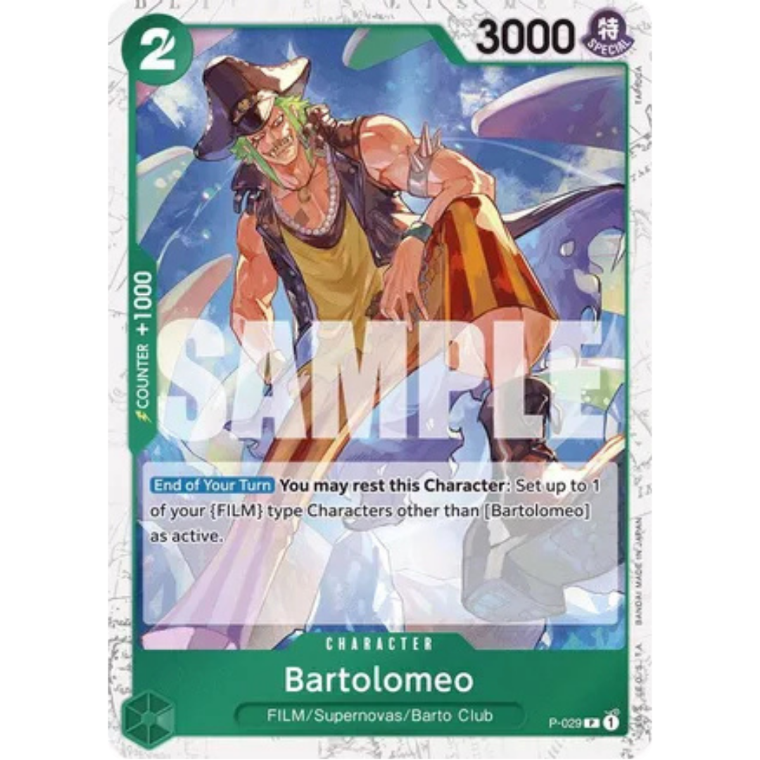Bartolomeo (P-029) (Jolly Roger Foil) (P-029) - Premium Booster -The Best- Foil